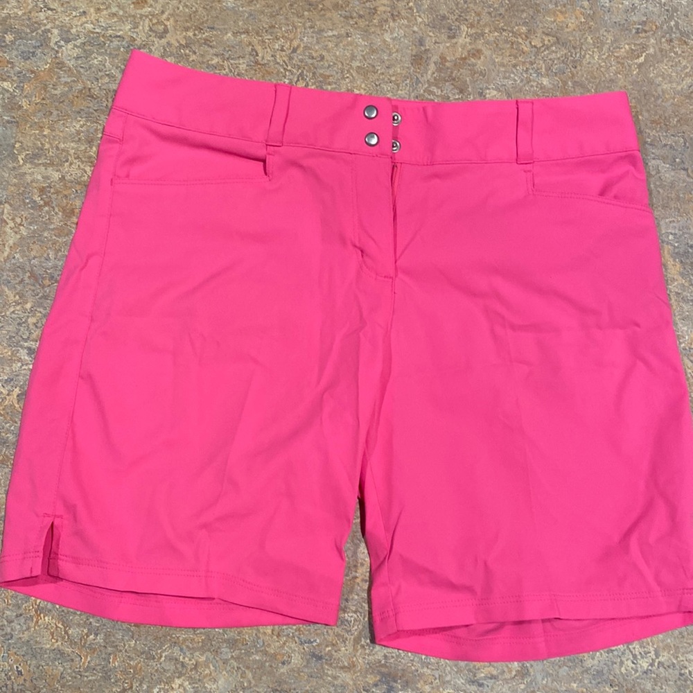 Hot pink golf shorts size 6